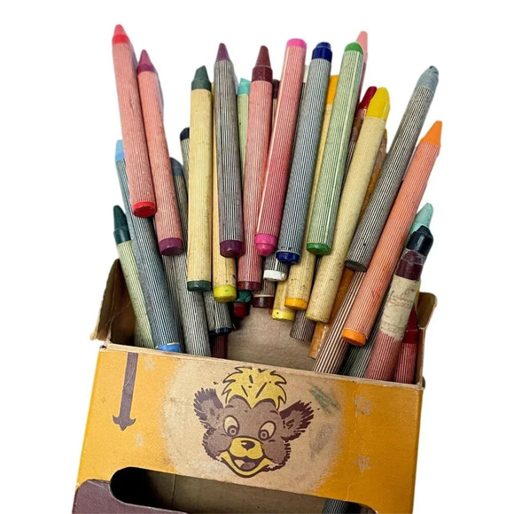 Vintage Eatons Punkinhead Crayons circa 1960s Canada - Picture 5 of 7